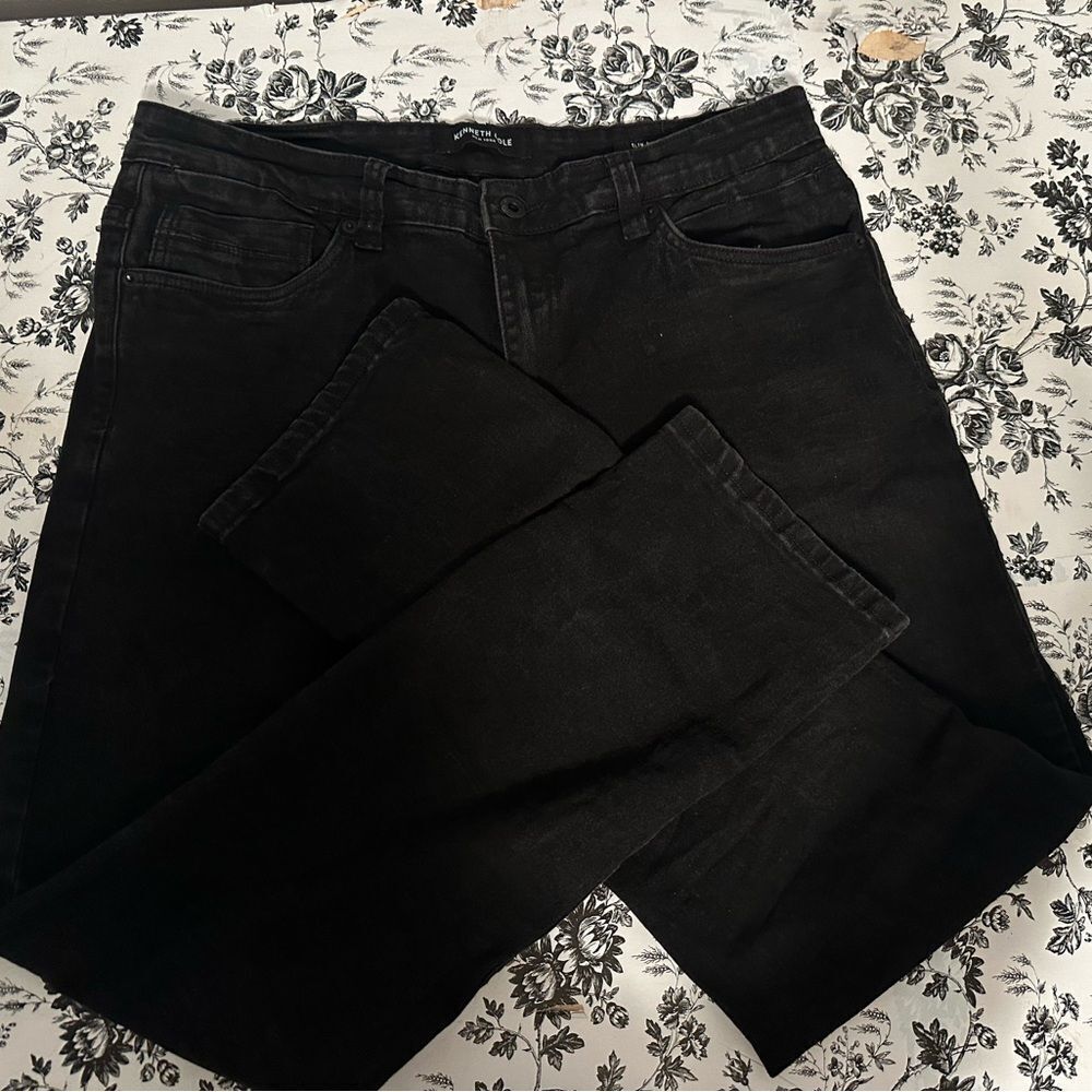 Kenneth Cole Men’s Black Jeans. Like New Slim Fit  34x30